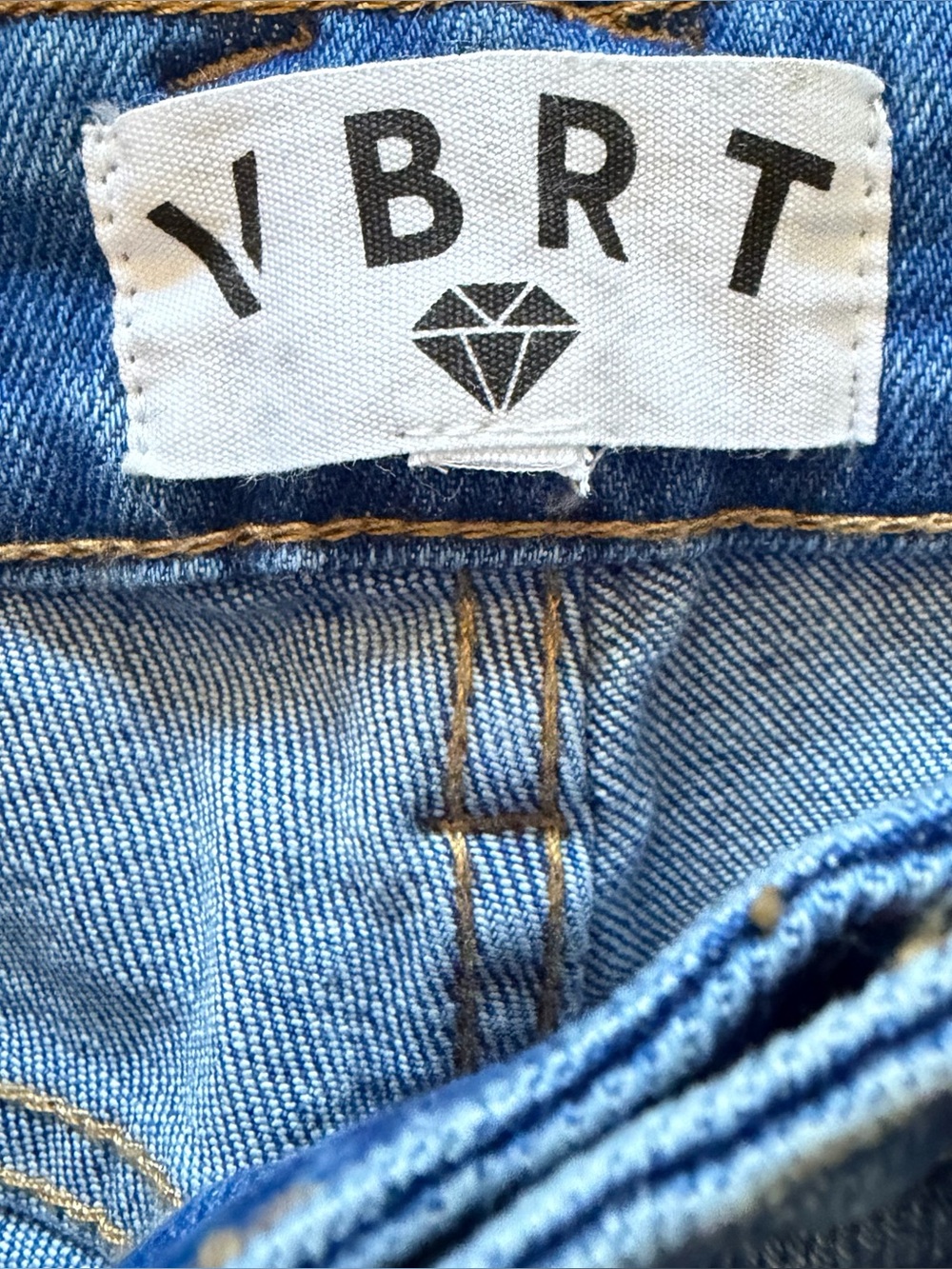 Vibrant M.I.U Vbrt High Rise Flare Jeans Blue Stretch Denim Size 25 View 5